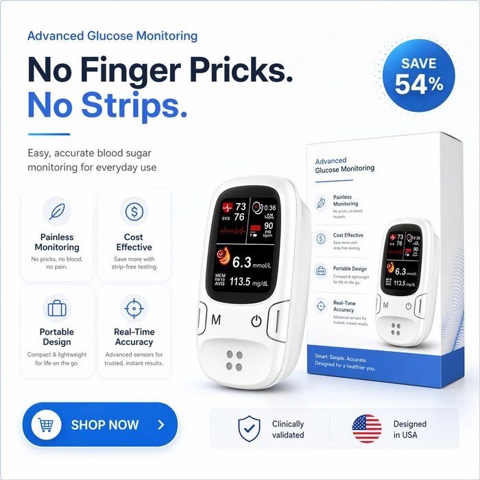 🔥2026 Special Offer 49% OFF🎁 Ringminds® Develops Newly Launched Non-Invasive Smart Glucose Meter